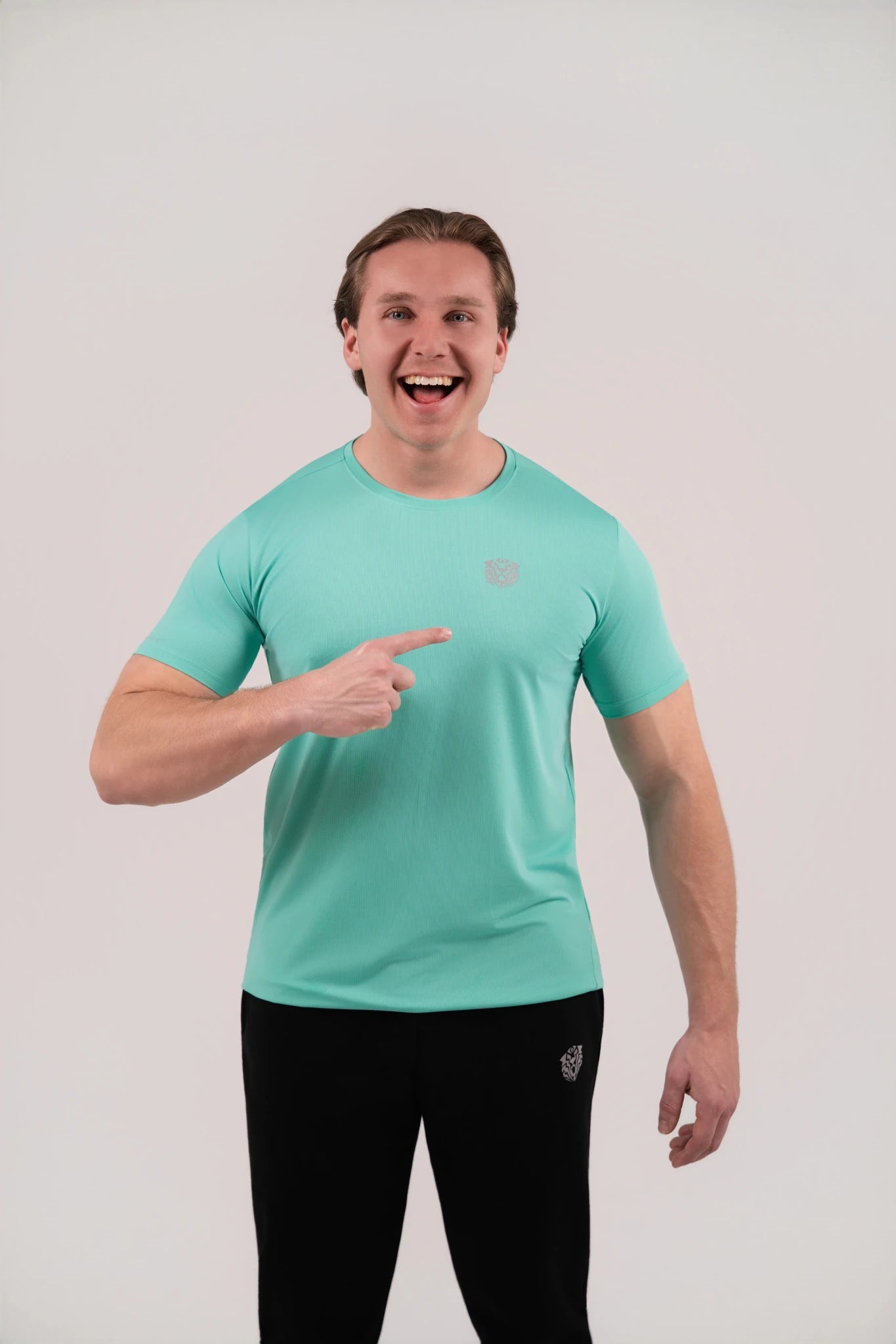 Athletic Tee - Jade Stream - HUNGRYTIGER