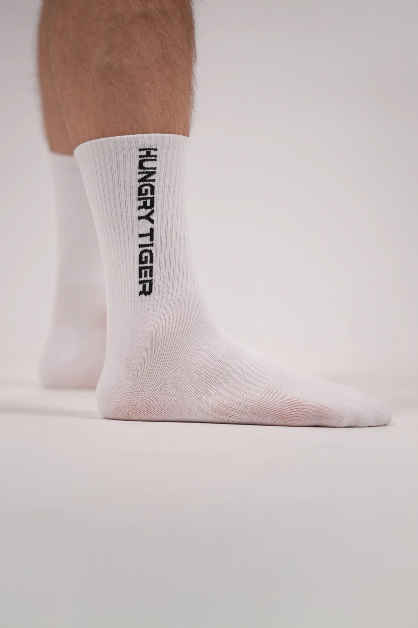 HT Socks White Long - HUNGRYTIGER